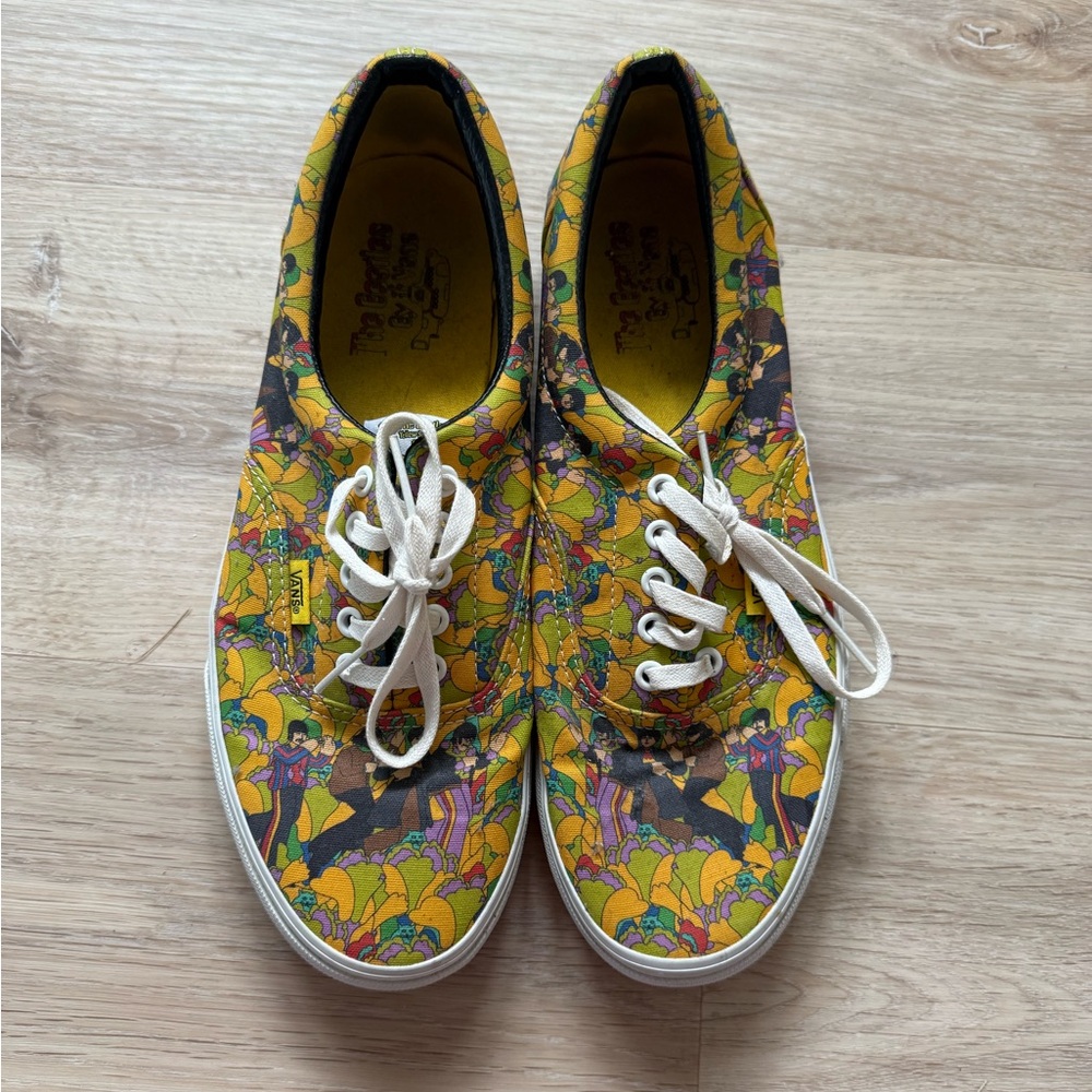 Vans x The Beatles Yellow Submarine Sneakers | Men’s 10.5 | Rare Collab
